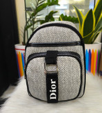 کوله پشتی چرم طرح کنف