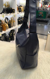کیف زنانه دانشجویی جنس چرم خارجی مدل شل رنگ سرمه ای
