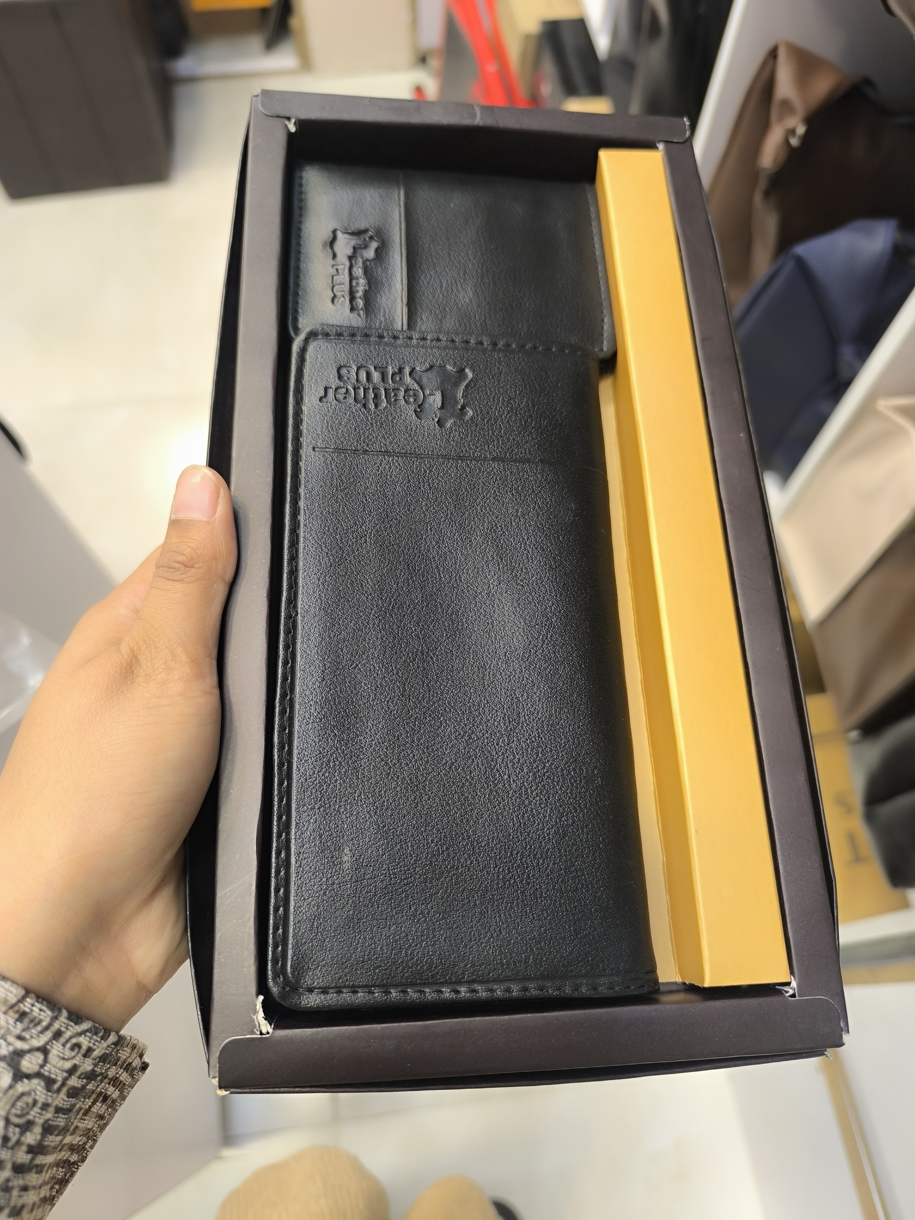 پک کیف پول و کمربند مردانه